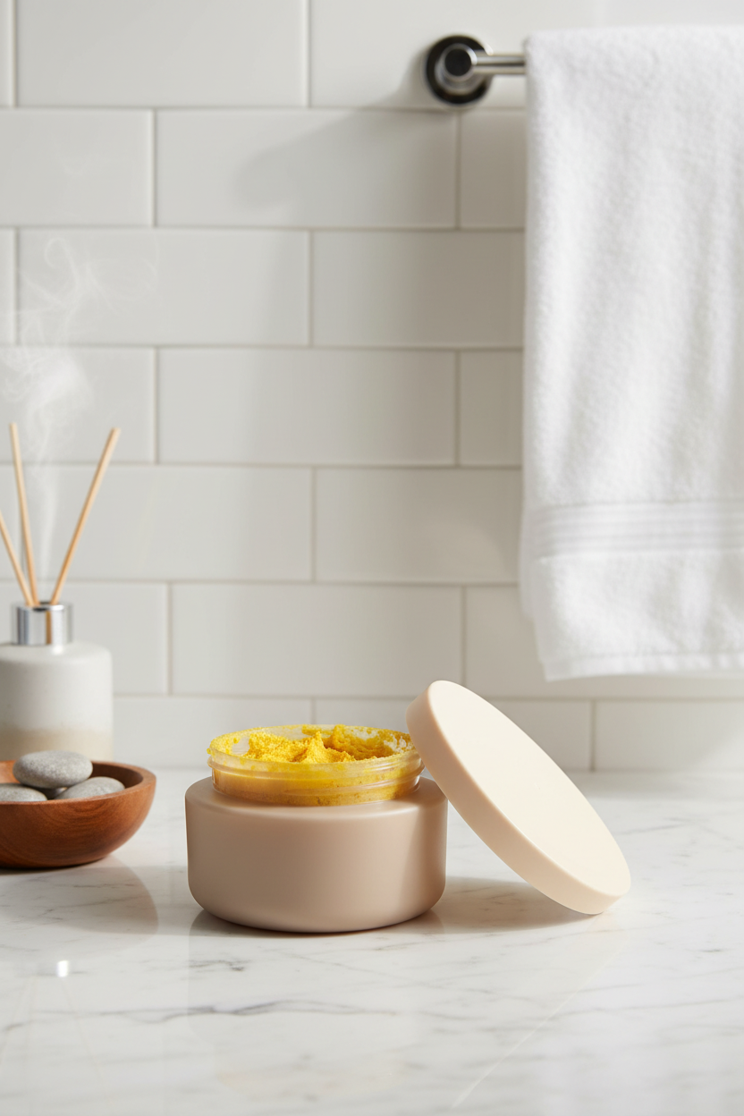 Brighten & Buff Foaming Turmeric Sugar Scrub